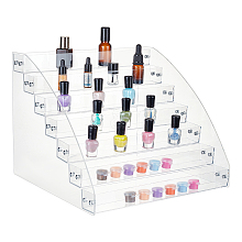 7-Tier Assembled Transparent Acrylic Cosmetic Organizer Display Racks ODIS-WH0030-35