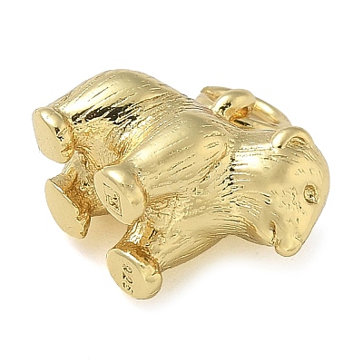 Rack Plating Brass Pendants KK-K392-21G-1
