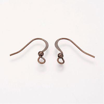 Brass French Earring Hooks KK-Q369-AB-1