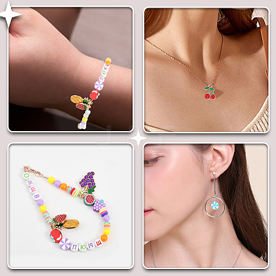 DIY Furit Theme Jewelry Making Finding Kit DIY-CA0005-41-1