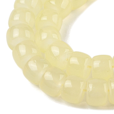 Baking Plating Glass Beads Strands GLAA-H036-01F-1