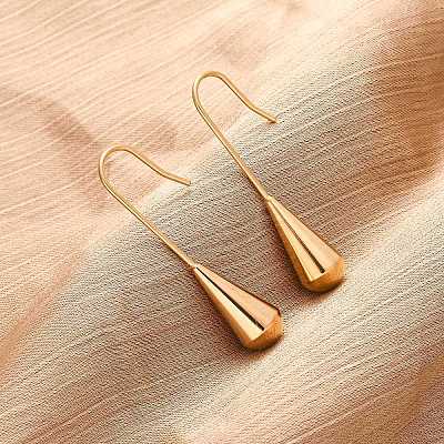 304 Stainless Steel Dangle Earrings EJEW-NH0004-01G-1