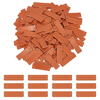 PU Leather Labels DIY-WH0780-32-1