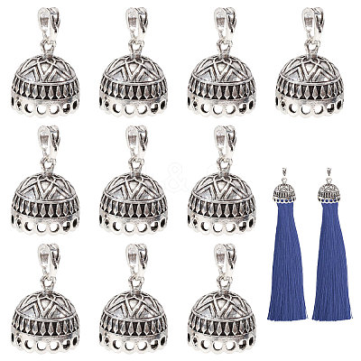10Pcs Alloy Pendant Bails FIND-CA0011-52C-1