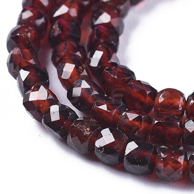 Natural Garnet Beads Strands G-E560-A18-1
