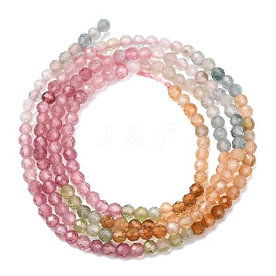 Gradient Color Natural Multicolor Tourmaline Beads Strands G-D110-A02-07-1