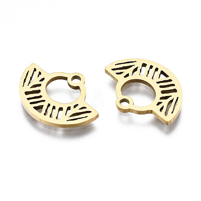 201 Stainless Steel Charms STAS-Q240-040G-1