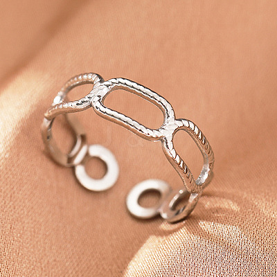 304 Stainless Steel Cuff Rings FS-WGFBCF4-04-1