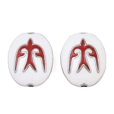 Brass Enamel Beads KK-CBA7BFE-01P-03-1