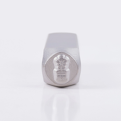 Iron Metal Stamps AJEW-BC0005-56B-1