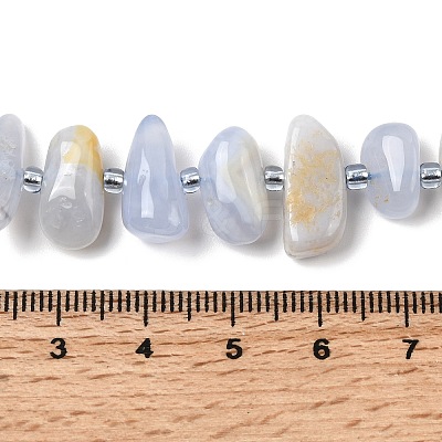 Natural Blue Lace Agate Beads Strands G-L649-A02-01-1