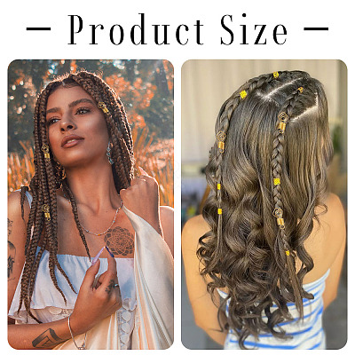 10Pcs Alloy Dreadlocks Beads FIND-TA0008-53C-1