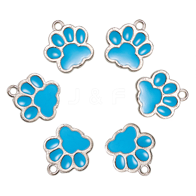 Enamel Pendants PALLOY-CJ0005-02-1