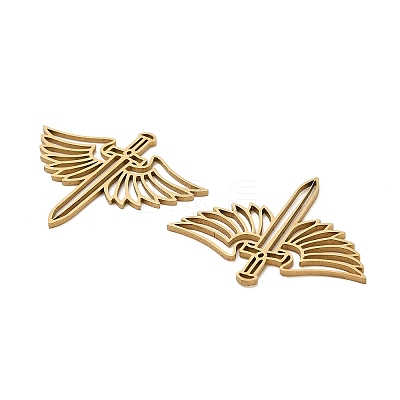 201 Stainless Steel Pendants STAS-Z162-09G-1