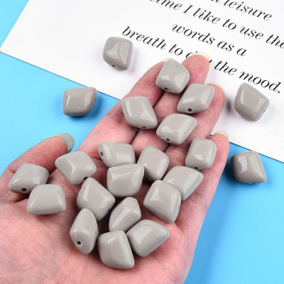 Opaque Acrylic Beads MACR-S373-15A-A05-1