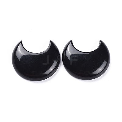Natural Obsidian Cabochons G-P440-A02-1