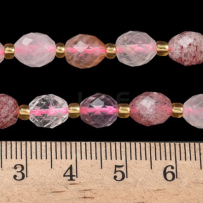 Natural Strawberry Quartz Beads Strands G-F809-A04-01-1