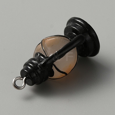 Opaque Resin Pendants RESI-TAC0002-73A-1