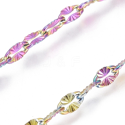 Ion Plating(IP) 304 Stainless Steel Textured Dapped Chains CHS-D004-02-1