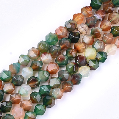 Natural Agate Beads Strands G-T121-08C-1