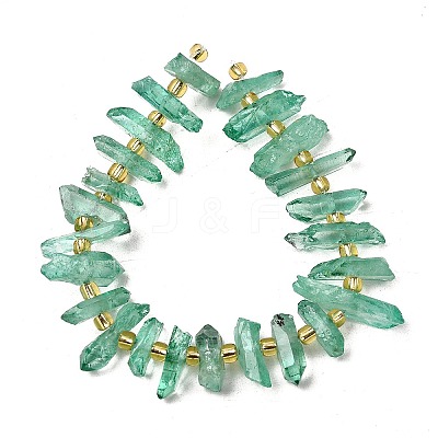 Natural Quartz Crystal Beads Strands G-F800-C19-1