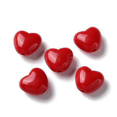 Opaque Acrylic Beads MACR-F079-02B-1