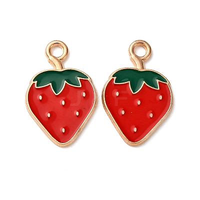 Fruits Alloy Enamel Pendants FIND-D304-03L-KCG-1