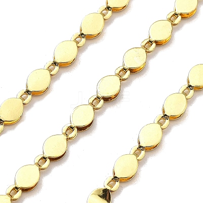 Brass Leaf Link Chains CHC-G024-04G-1
