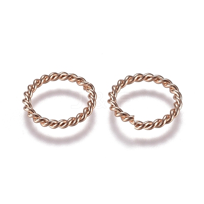 304 Stainless Steel Open Jump Rings STAS-E484-71C-RG-1