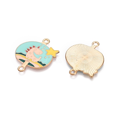 Alloy Enamel Pendants PALLOY-N176-29C-RS-1