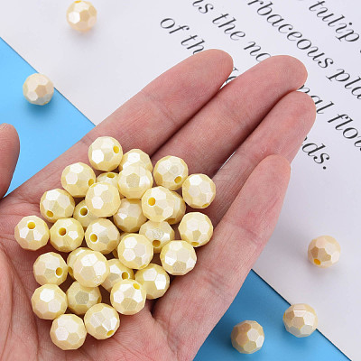 Opaque Acrylic Beads MACR-S373-69-A04-1