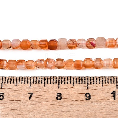 Dyed Natural Agate Beads Strands G-T138-211I-1