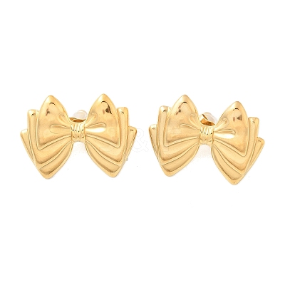 304 Stainless Steel Stud Earrings EJEW-B121-02G-02-1