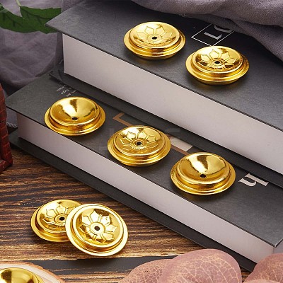 Aluminum Floating Wick Holder AJEW-WH0329-94G-1