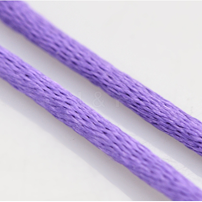 Nylon Satin Rattail Cords NWIR-O001-A-09-1