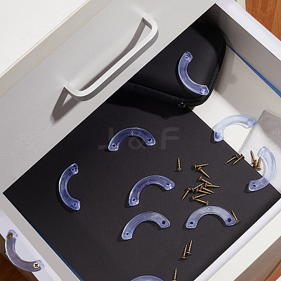 12Pcs PVC Non Slip Drawer Stops DIY-GF0006-91-1