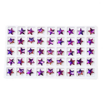 Glass Rhinestone Cabochons MRMJ-N029-04A-06-1