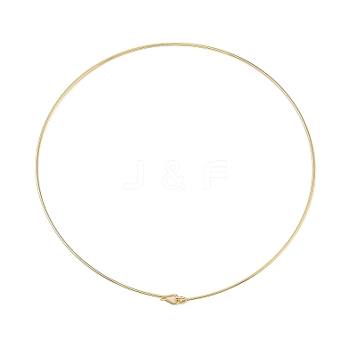 304 Stainless Steel Choker Necklaces NJEW-Q348-04G-1-1