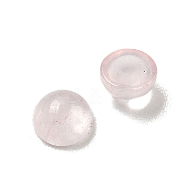 Natural Rose Quartz Cabochons G-H309-03-58-1