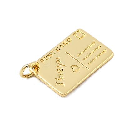 Brass Pendants KK-H206-02C-G-1