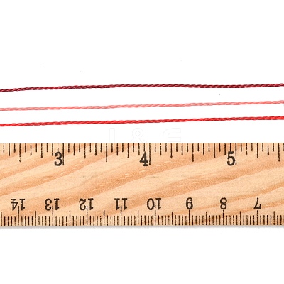 5 Rolls 5 Colors Round Waxed Polyester Cord YC-FS0001-02E-1