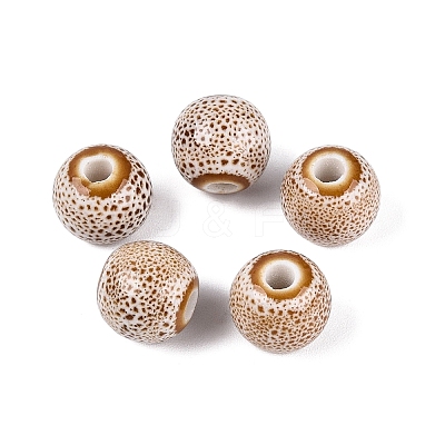 Vintage Handmade Porcelain Beads PORC-Q006-13A-36-1