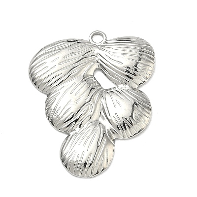 304 Stainless Steel Pendants STAS-C168-02B-P-1
