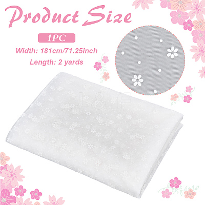 Nylon Lace Fabric DIY-WH0699-65A-1