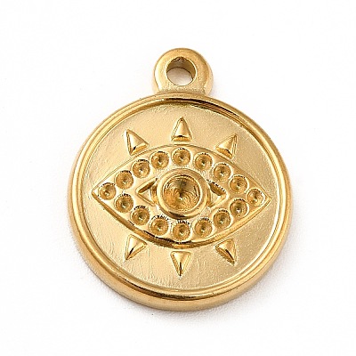 Ion Plating(IP) 304 Stainless Steel Pendant Rhinestone Settings STAS-P312-13G-1