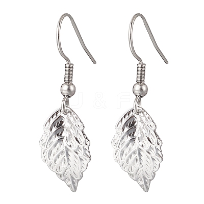 304 Stainless Steel Dangle Earrings EJEW-JE06552-02-1