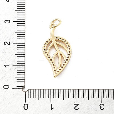 Brass Micro Pave Cubic Zirconia Pendants LS-KK-Q029-02E-G-1