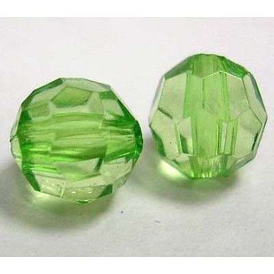 Transparent Acrylic Beads LS-DB6mmC19-1