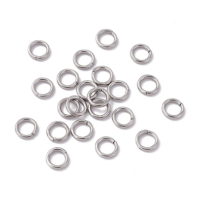 Non-Tarnish 304 Stainless Steel Open Jump Rings X-STAS-C040-01H-P-1