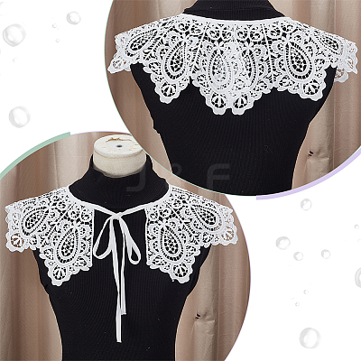 Polyester Lace Collars AJEW-WH0248-746D-1